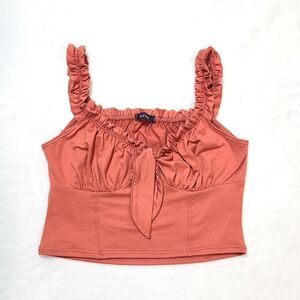 🌿Papaya, cropped top size M.